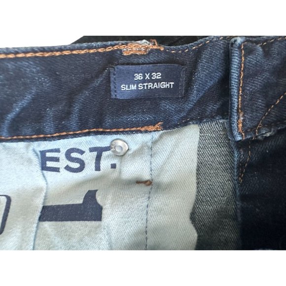 GAP Medium Wash Slim Jeans Size 36 x 30 - Picture 8 of 9